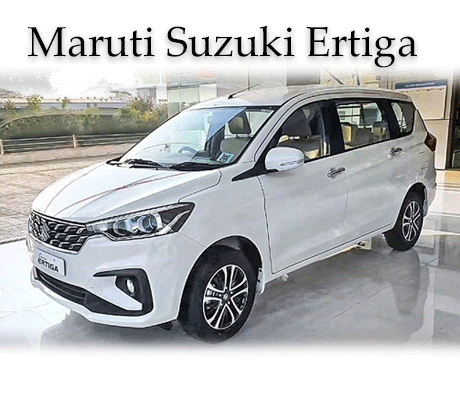hire Maruti Suzuki Ertiga on rent in ahmedabad taxi - Reliable and efficient transportation choice