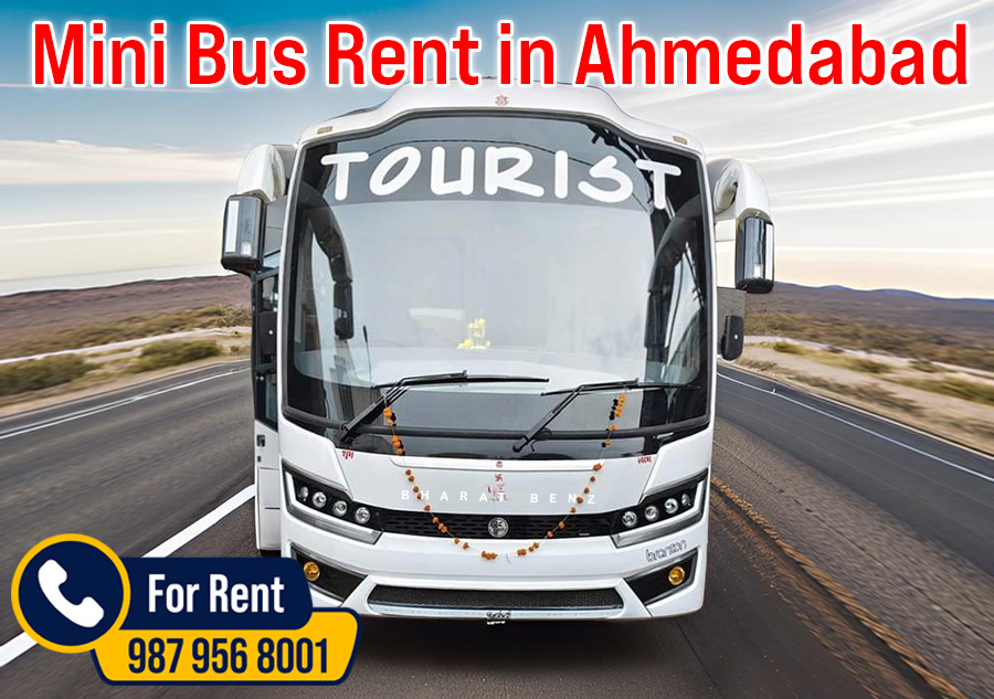 22 Seater Mini Bus Rental in Ahmedabad