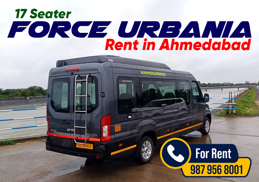 Force Urbania 17 Seater for Rent in Ahmedabad