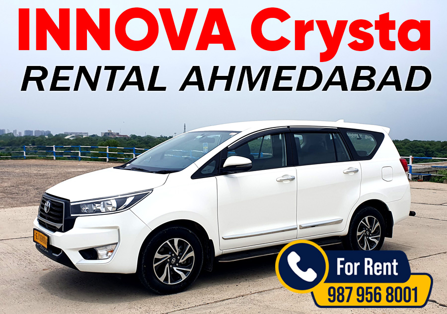 Innova Crysta Rent Per KM in Ahmedabad