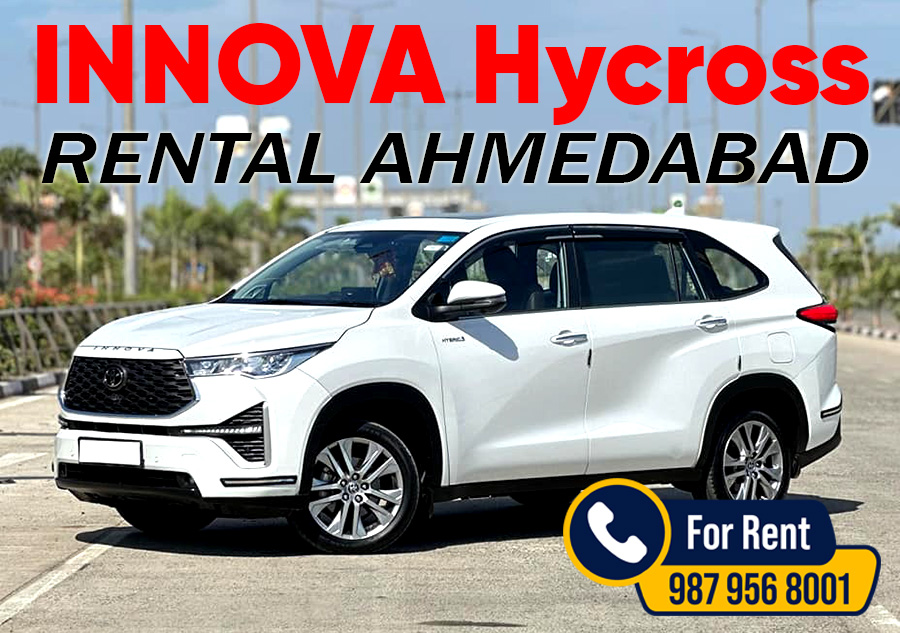 Innova Hycross Rental Ahmedabad