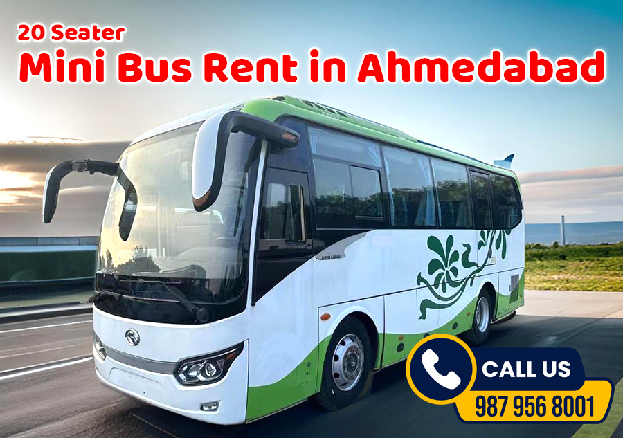 Mini Bus 20 Seater Rent in Ahmedabad