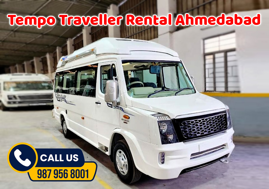 Tempo Traveller 17 Seater Rent in Ahmedabad