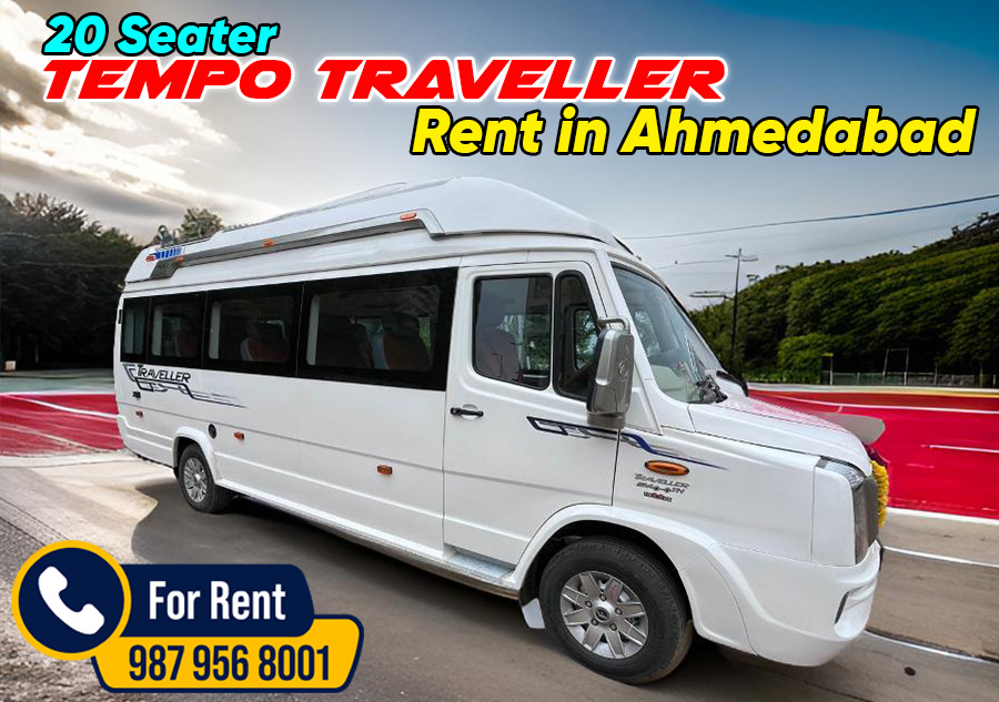 Tempo Traveller 20 Seater Rent in Ahmedabad