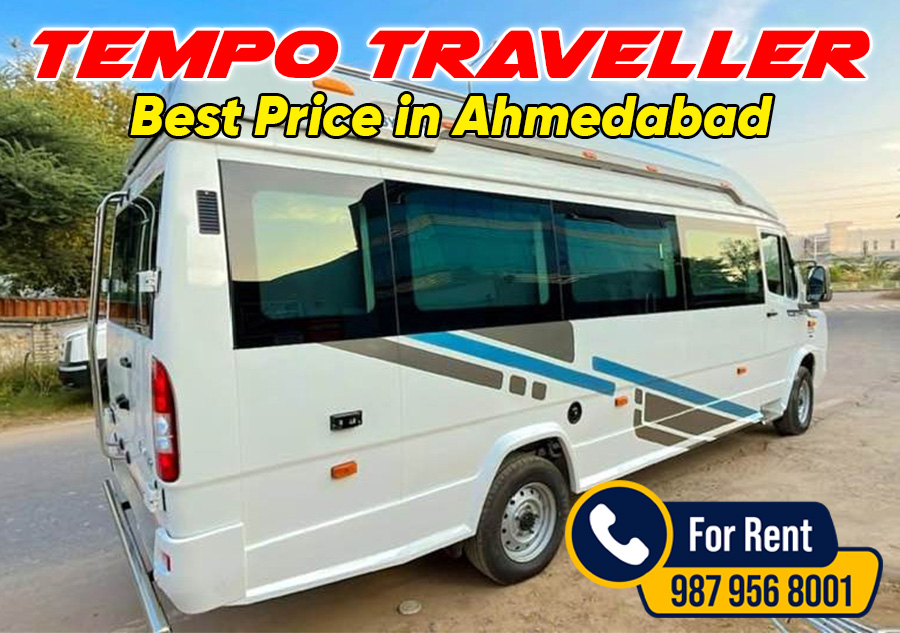 Tempo Traveller Per km Rate in Ahmedabad