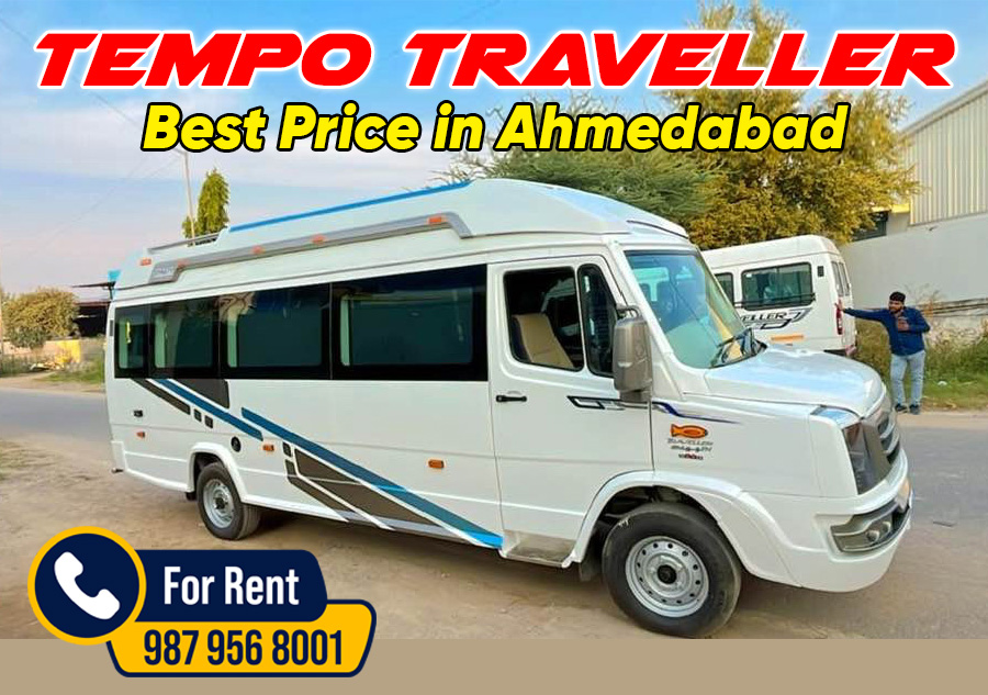 Tempo Traveller Price Per km in Ahmedabad