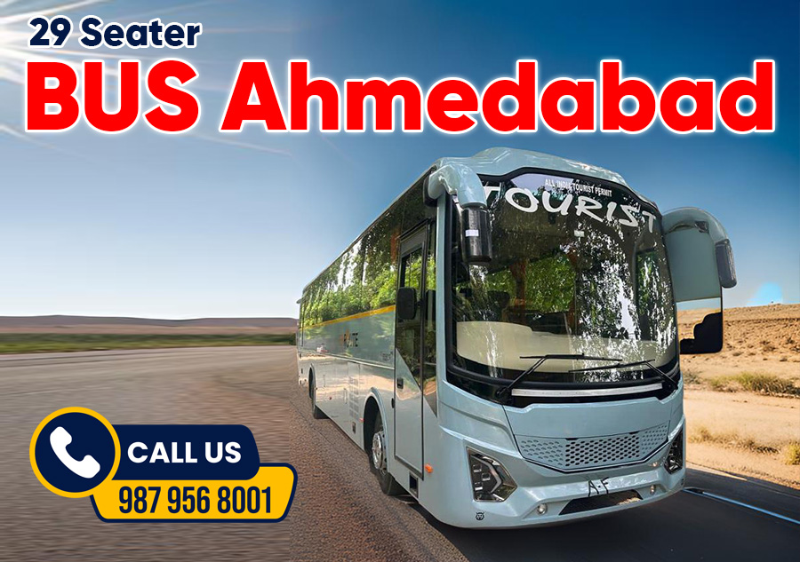 29 Seater Bus on Hire in Ahmedabad